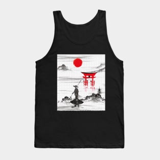 Japanese design design theme, Ethnic ornament Tank Top